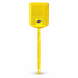 Swat-N-Scoop yellow fly swatter with built-in bug scoop