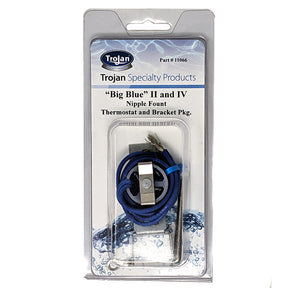 Trojan 11066-A thermostat and bracket with spring for Big Blue II and IV nipple founts