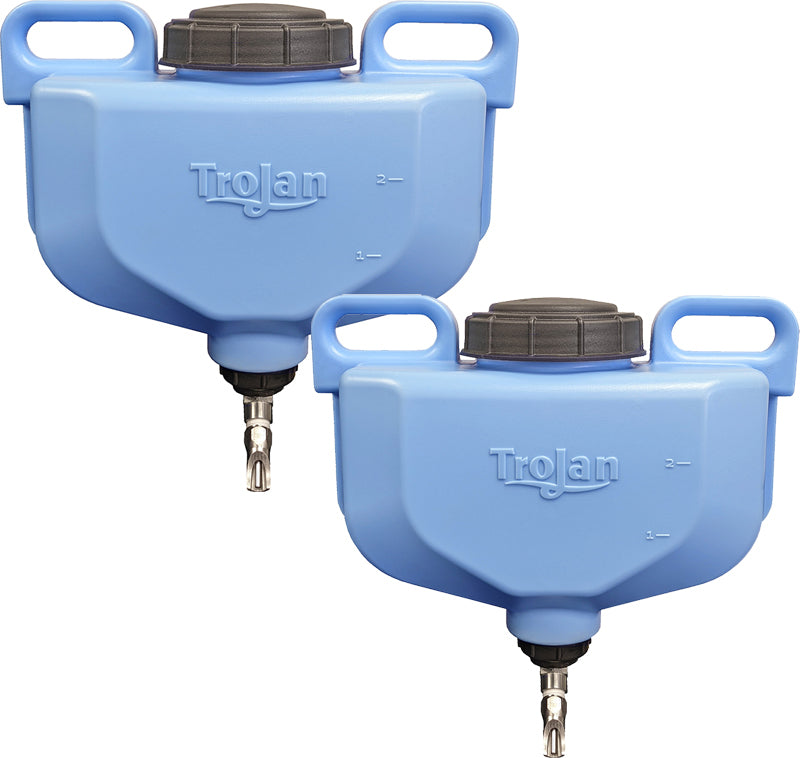 Trojan Pen Waterer 3 Gallon 2 pack Package, part 40033-2 - Trojan replacement part for livestock waterers