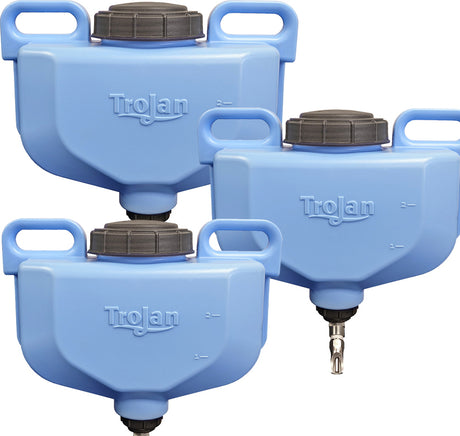 Trojan Pen Waterer 3 Gallon 3 pack Package, part 40033-3 - Trojan replacement part for livestock waterers