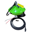 Water Rippler solar stock tank circulator with 15 foot solar adapter cord and ring terminals